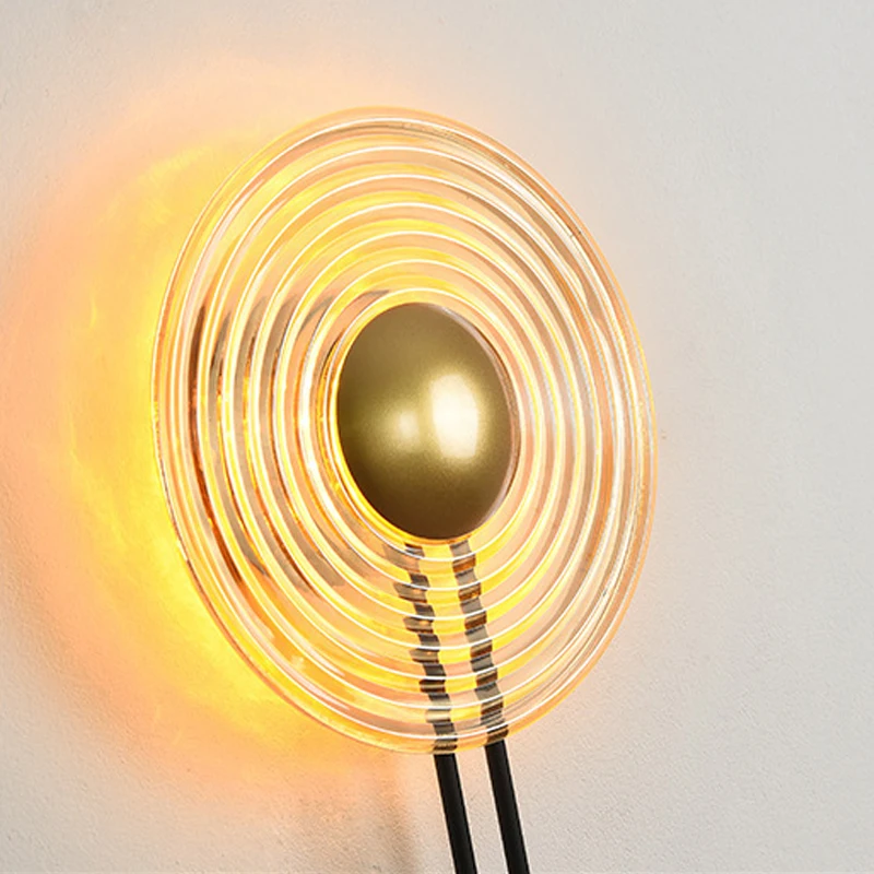 European Style Glass Bell Wall Lamp - Image 5