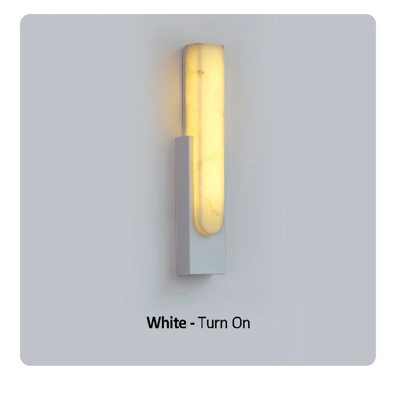 Marble Wall Lamp Minimalist Design LED Sconce - Image 9