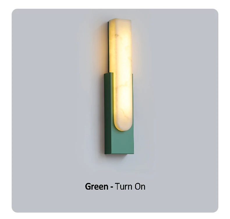 Marble Wall Lamp Minimalist Design LED Sconce - Image 7