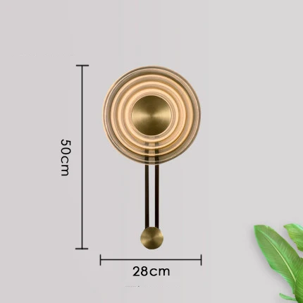 European Style Glass Bell Wall Lamp - Image 7