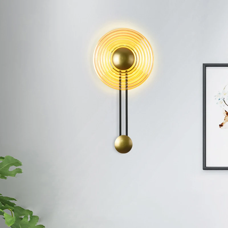 European Style Glass Bell Wall Lamp - Image 3