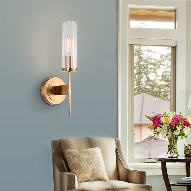 Golden LED Wall Lamp for Home Decor - Image 3