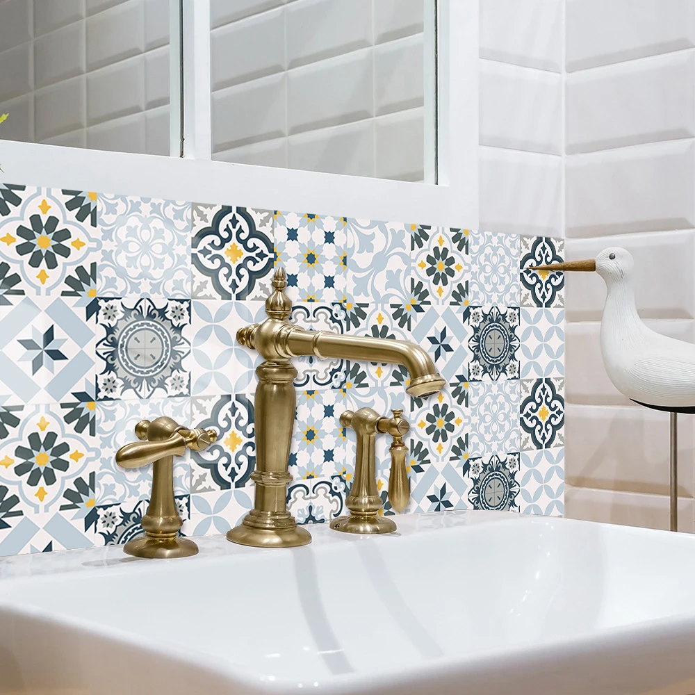 Bohemian Tile Stickers for Kitchen and Bathroom Decor - Image 9