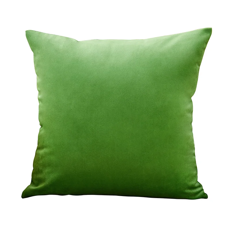 Green Velvet Throw Pillow Cover for Living Room Decor - Image 8
