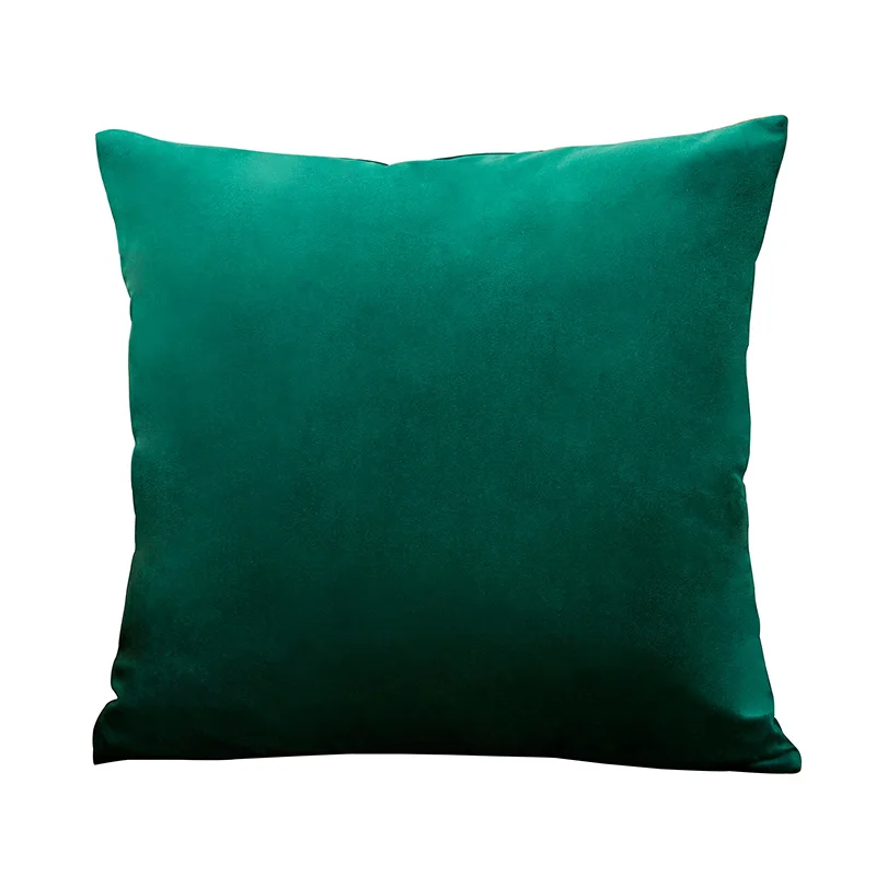 Green Velvet Throw Pillow Cover for Living Room Decor - Image 7