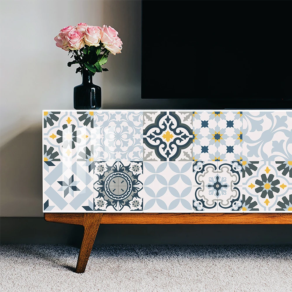 Bohemian Tile Stickers for Kitchen and Bathroom Decor - Image 4