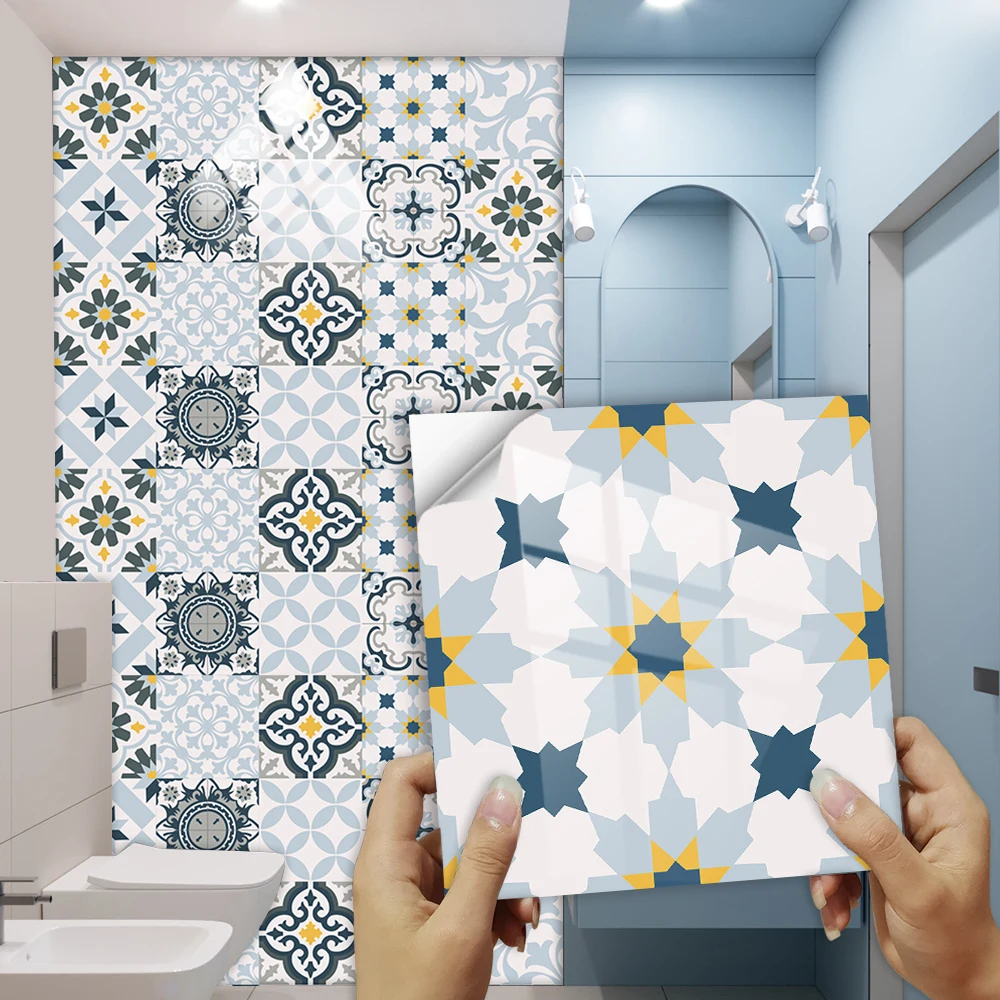 Bohemian Tile Stickers for Kitchen and Bathroom Decor - Image 2