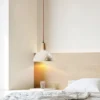 Cement LED Pendant Chandelier for Bedroom Ceiling Lighting