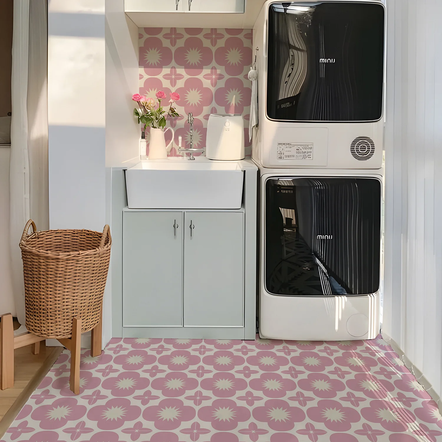 Self-Adhesive Vintage Tile Decals for Bathroom and Kitchen - Image 5