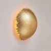S0aa7b49d4a99420a9b86c8c2e3f2c3e9j.webp Southeast Asian Nest Shaped Wall Lamp in Gold Foil