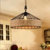Vintage Hemp Rope Ceiling Light Fixture for Dining and Bar Decor