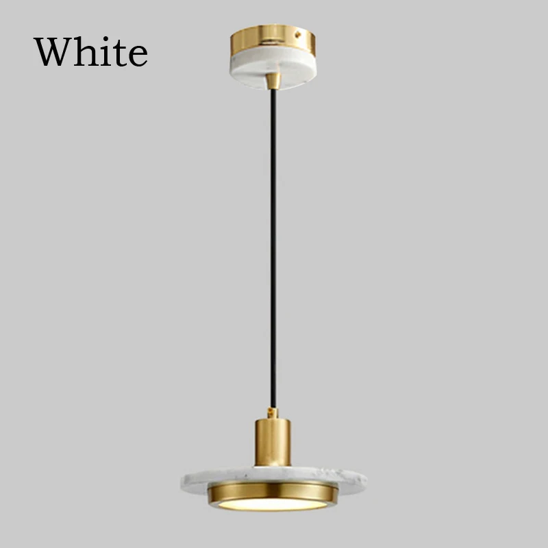 Postmodern LED Marble Pendant Light Chandelier - Image 7