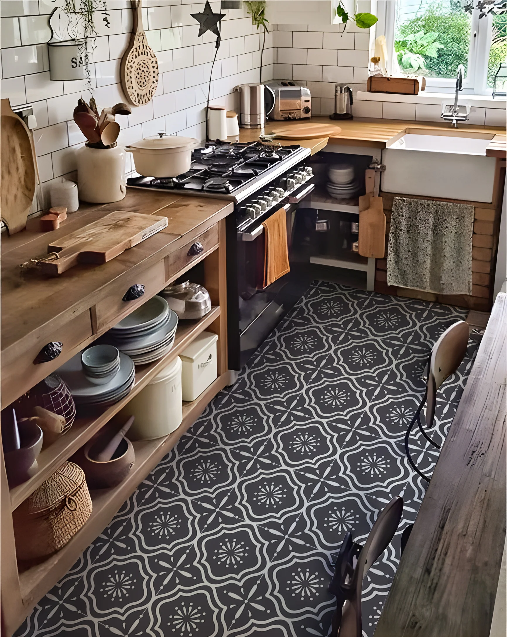 Moroccan Style Wall Tile Stickers for DIY Murals - Image 9