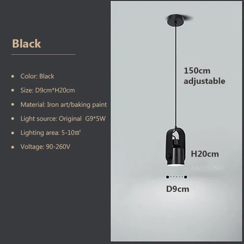 Nordic LED Pendant Light for Home Illumination - Image 9