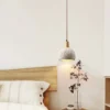 Concrete Pendant Light for Bedroom and Dining Room