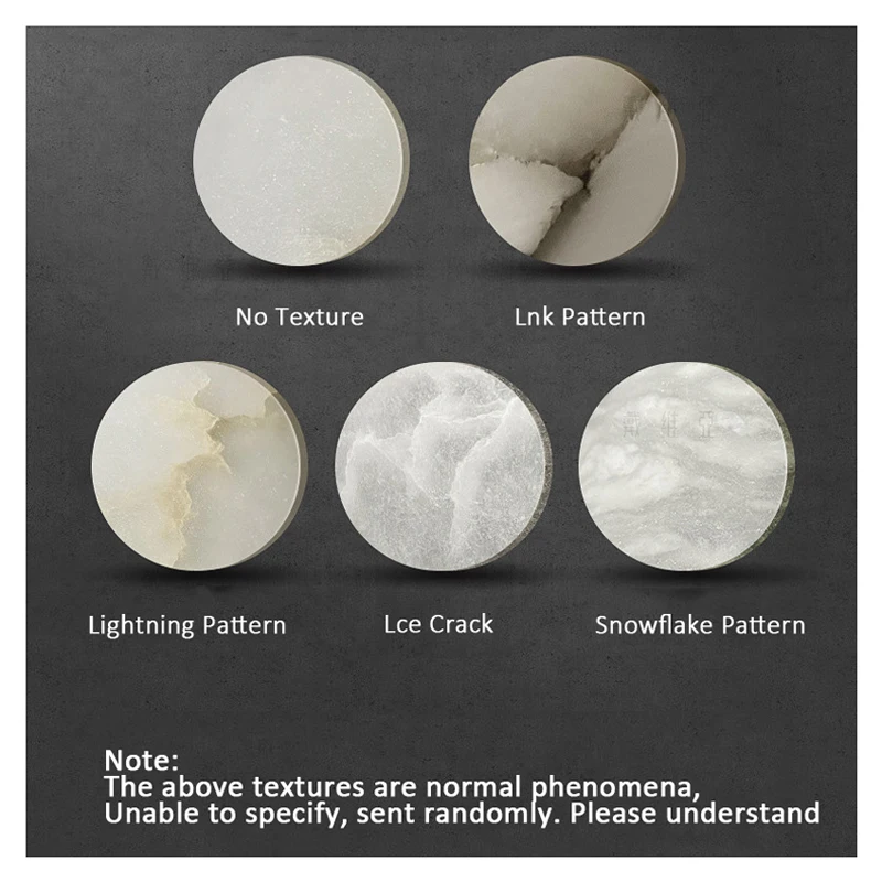 Post Modern LED Wall Sconce Natural Marble Lamp - Image 6