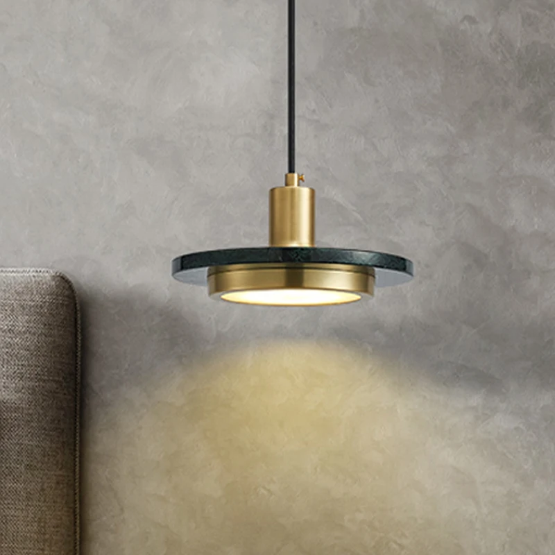 Postmodern LED Marble Pendant Light Chandelier - Image 2
