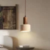 Wabi Sabi Travertine Pendant Lamp for Dining and Kitchen