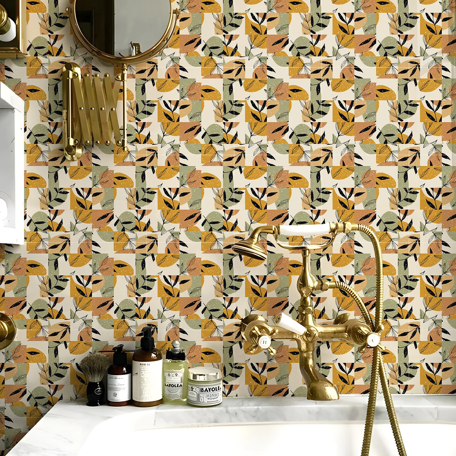 Boho Peel and Stick Tile Backsplash Stickers - Image 14