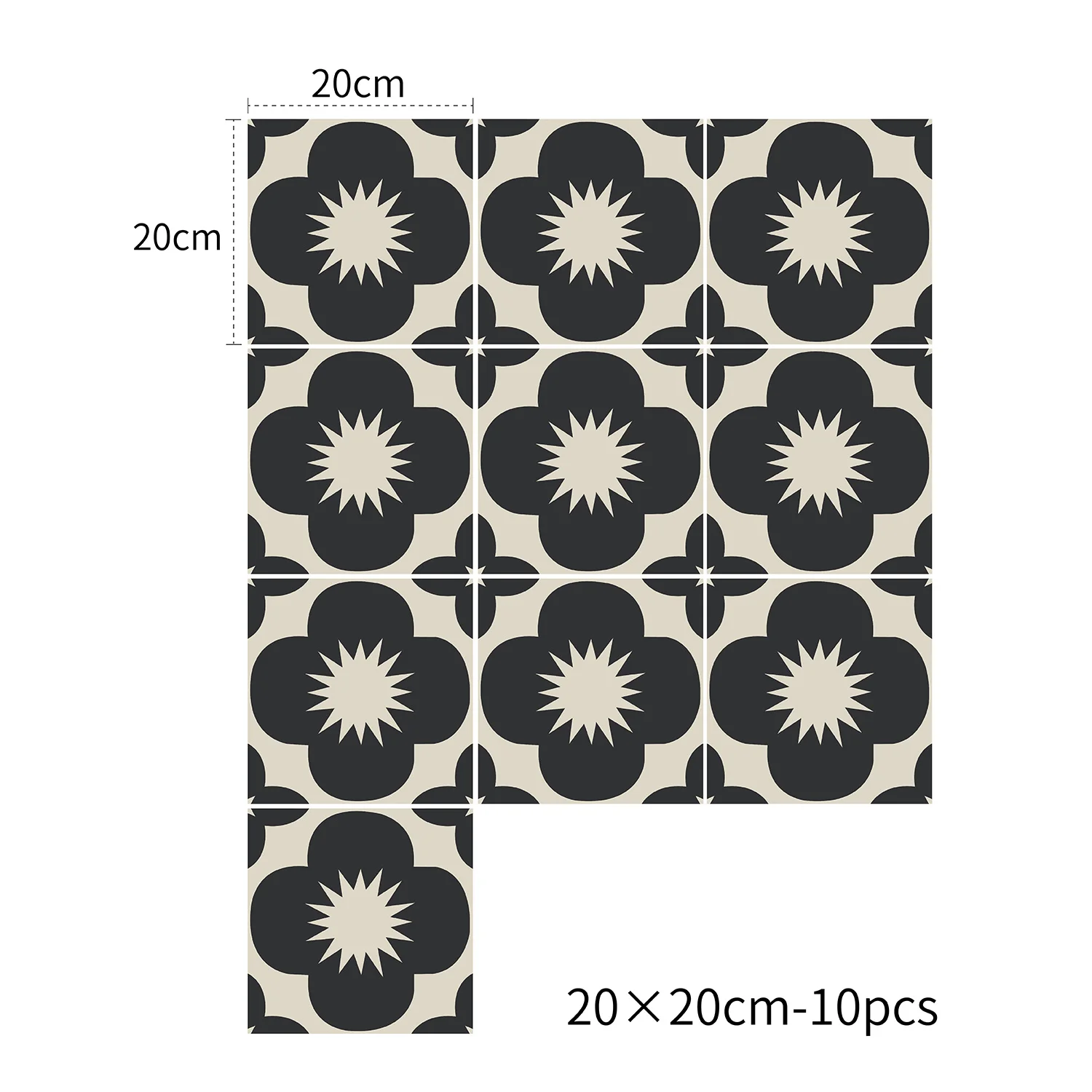 Self-Adhesive Vintage Tile Decals for Bathroom and Kitchen - Image 14