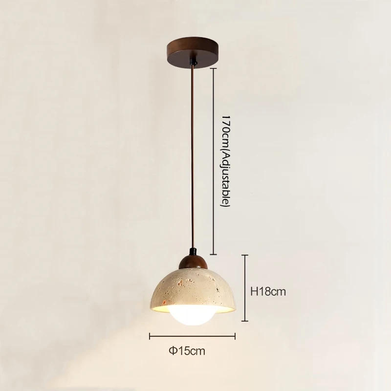 Yellow Stone Hanging Pendant Lamp - Image 7