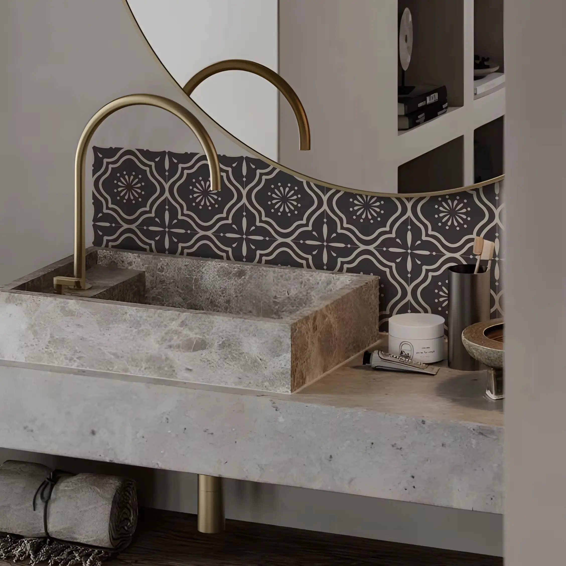 Moroccan Style Wall Tile Stickers for DIY Murals - Image 3