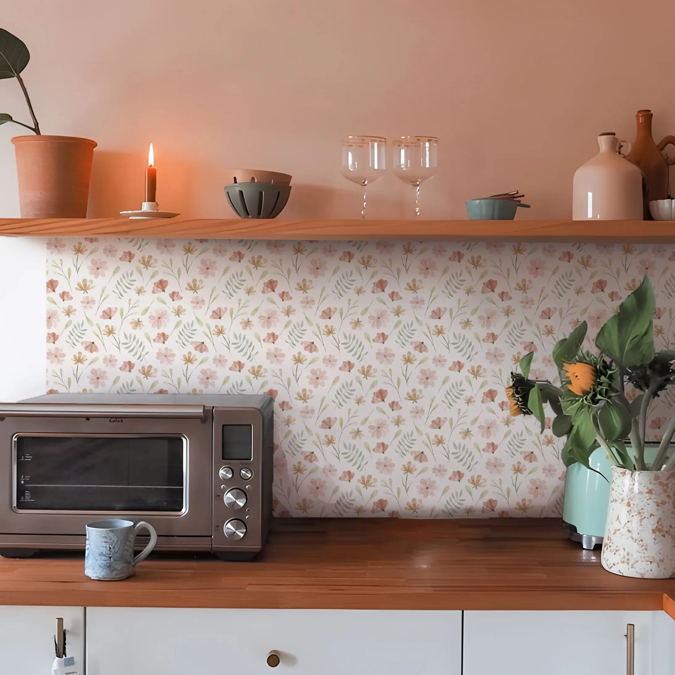 Boho Peel and Stick Tile Backsplash Stickers