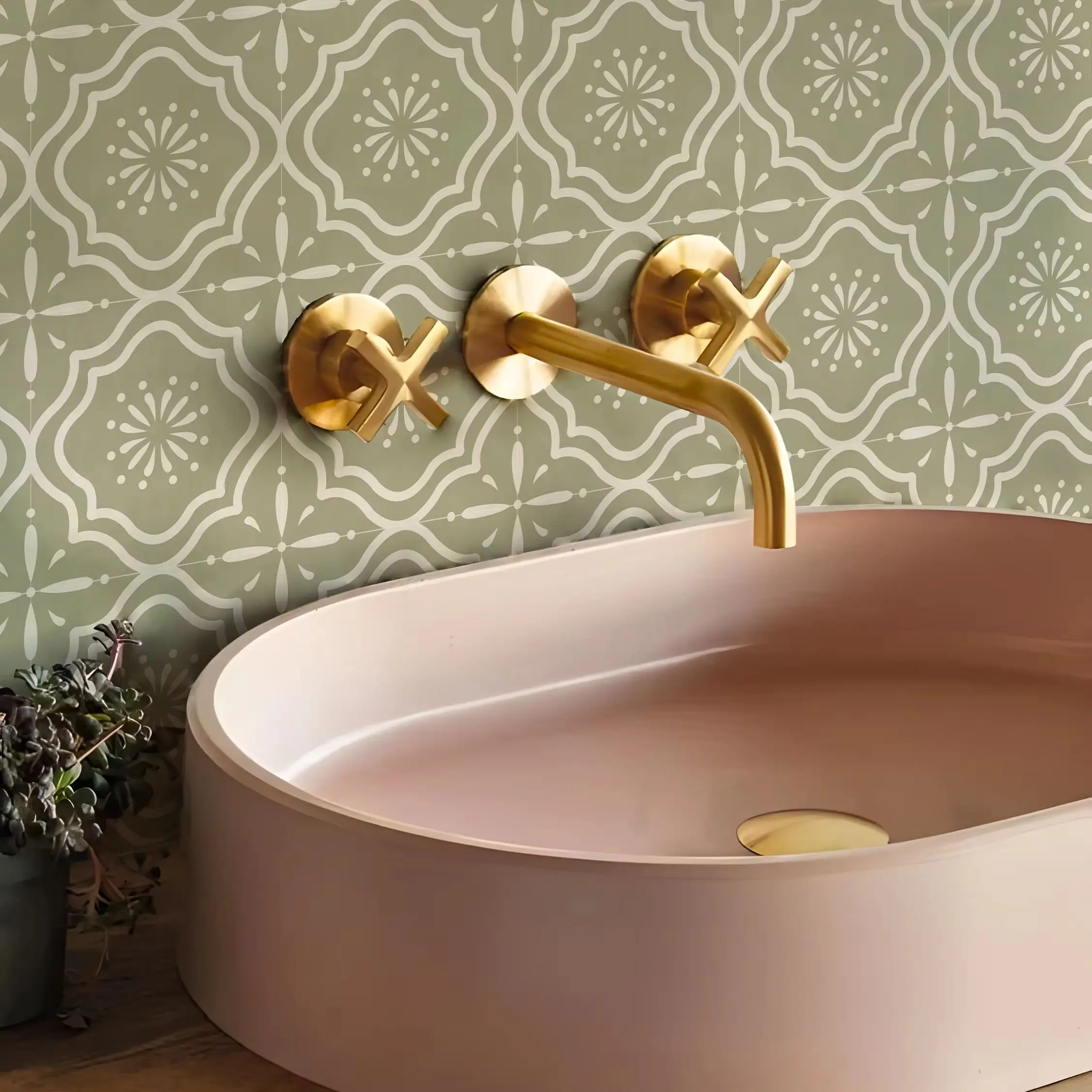 Moroccan Style Wall Tile Stickers for DIY Murals - Image 5