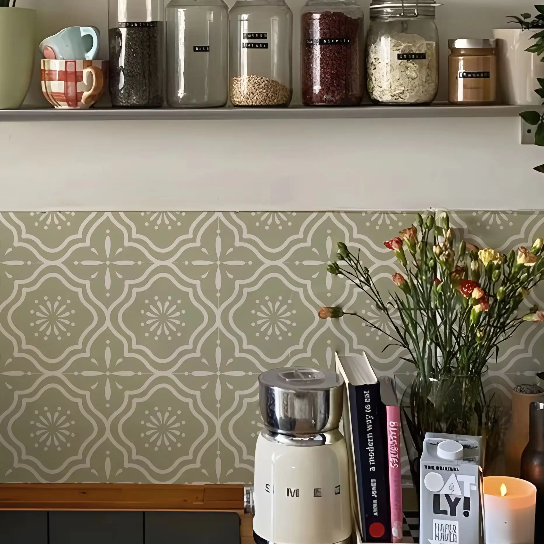 Moroccan Style Wall Tile Stickers for DIY Murals - Image 2