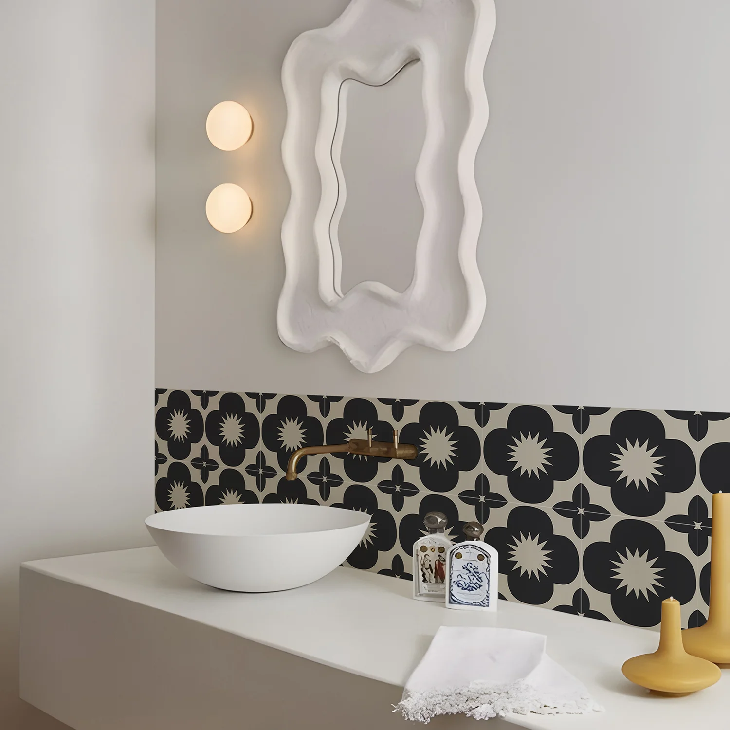 Self-Adhesive Vintage Tile Decals for Bathroom and Kitchen - Image 3