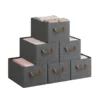 Foldable Fabric Storage Cubes for Closet and Toys
