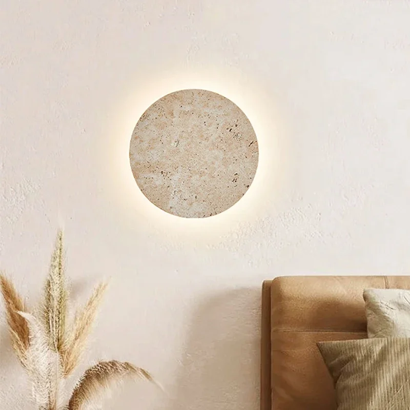 Natural Yellow Cave Stone LED Wall Lamp - Image 3