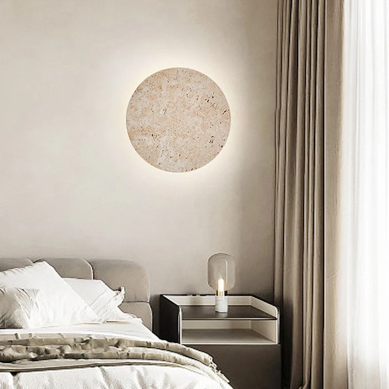 Natural Yellow Cave Stone LED Wall Lamp - Image 4