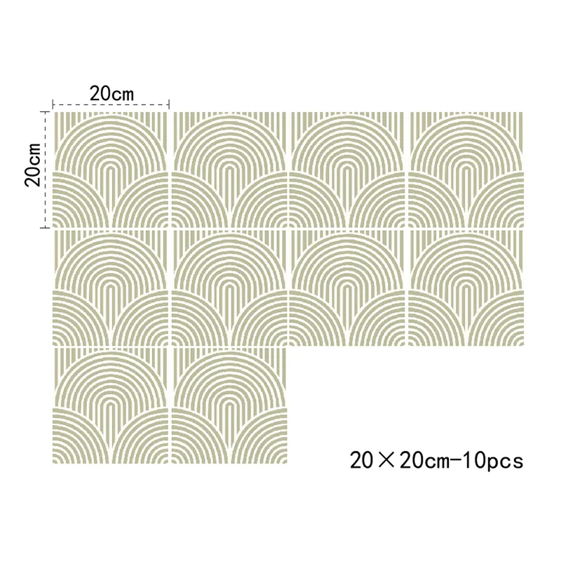 Boho Peel and Stick Tile Backsplash Stickers - Image 9