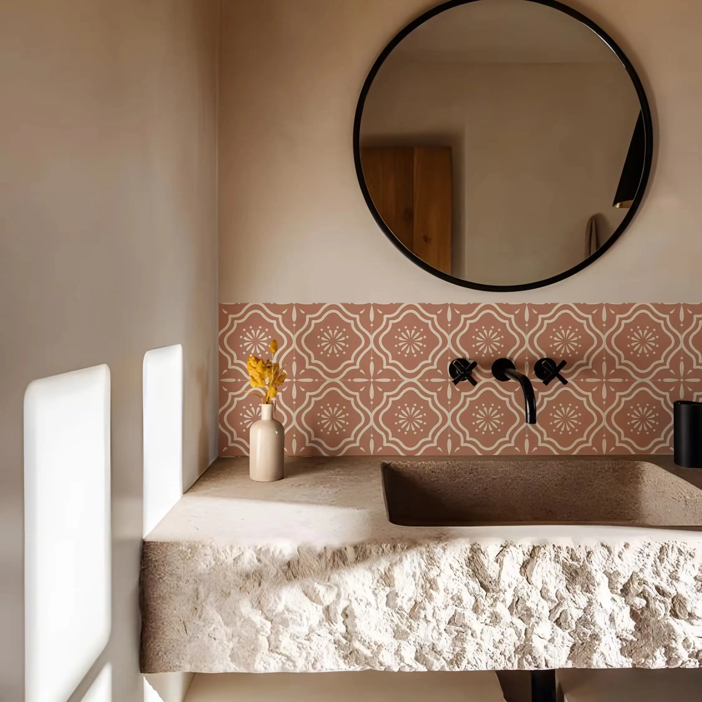 Moroccan Style Wall Tile Stickers for DIY Murals - Image 4