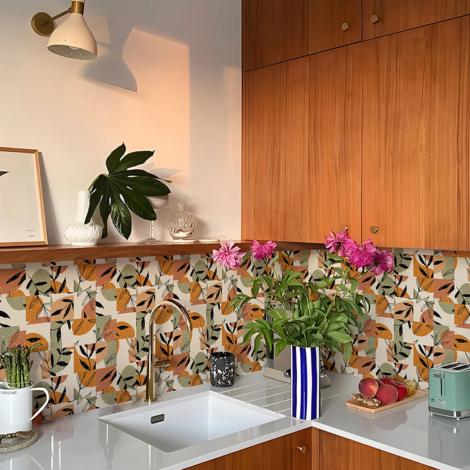 Boho Peel and Stick Tile Backsplash Stickers - Image 4