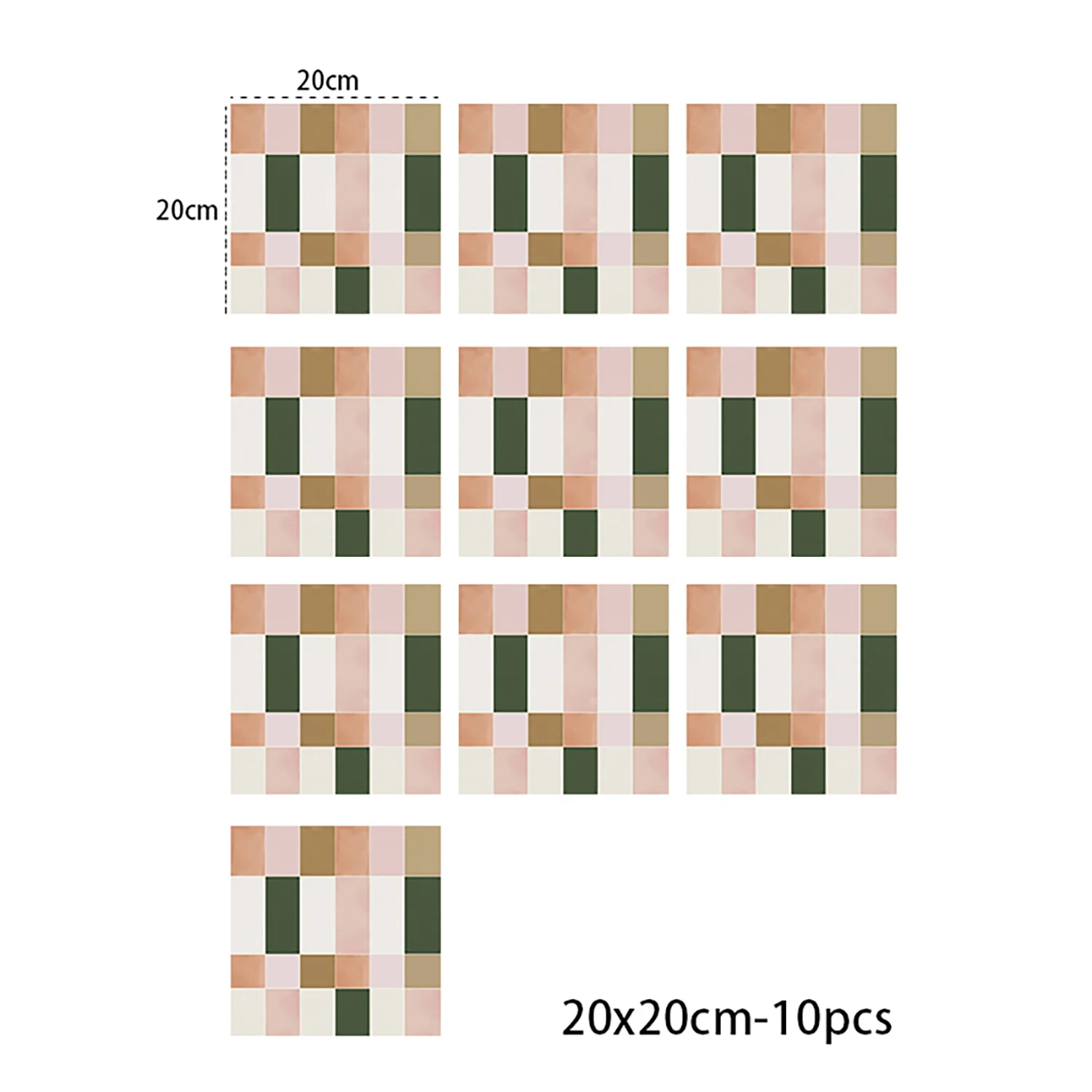 Peel and Stick Decorative Tile Stickers for Kitchen and Bathroom - Image 6