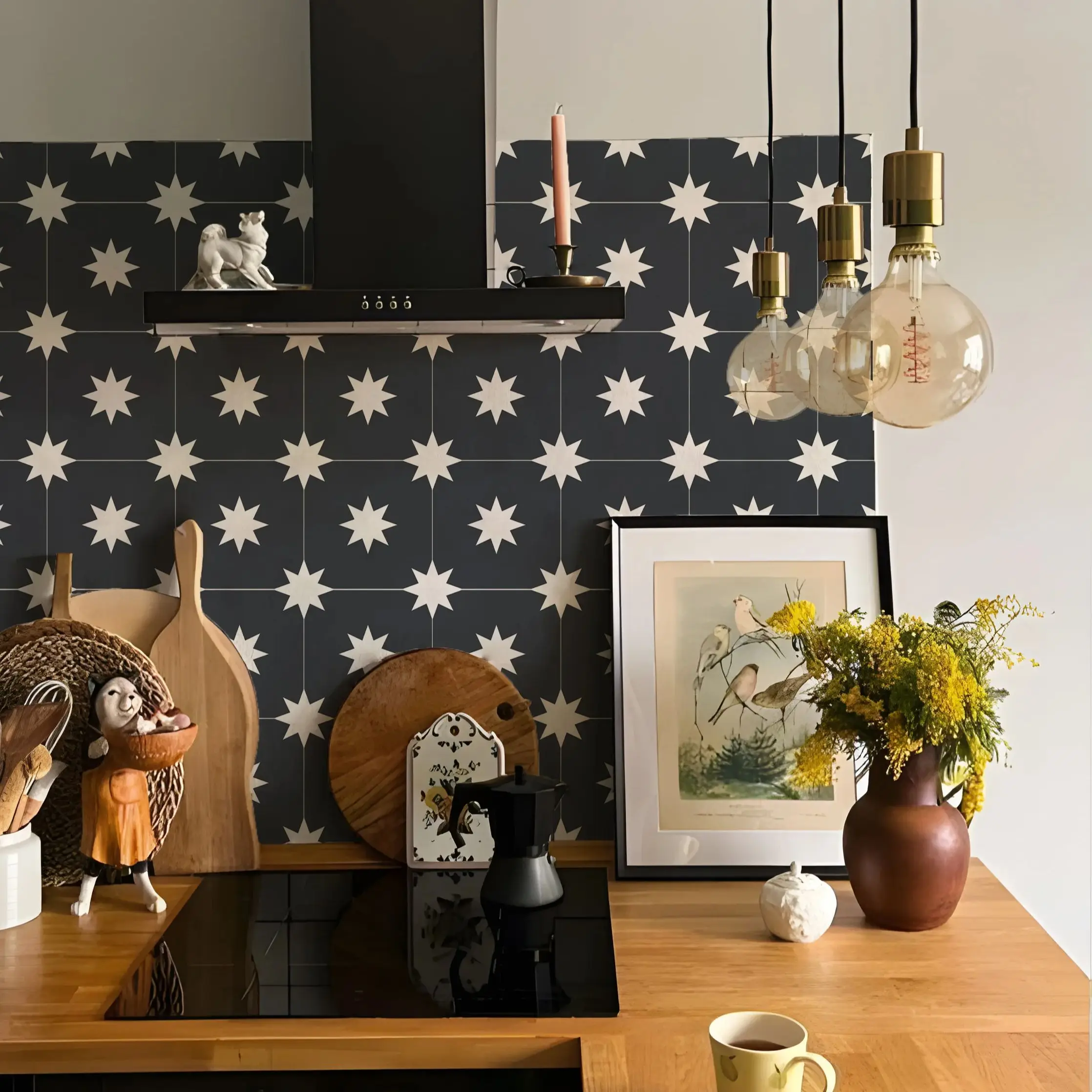 Star Vinyl Tile Stickers for Home Decor - Image 2