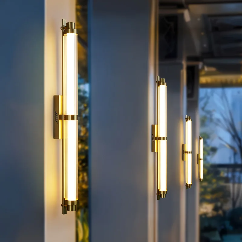 Modern Minimalist Glass Wall Lamp for Café and Restaurant - Image 3