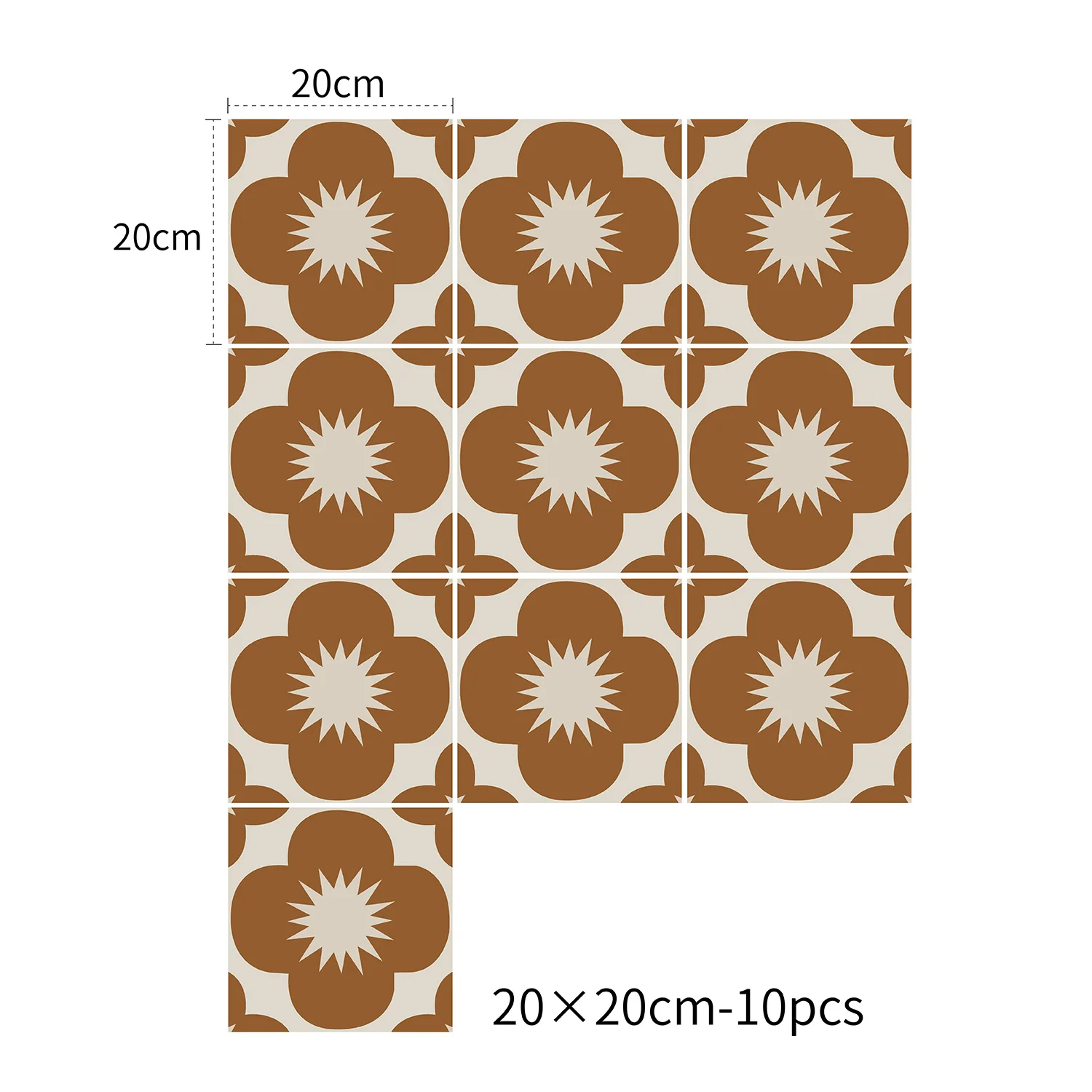 Self-Adhesive Vintage Tile Decals for Bathroom and Kitchen - Image 12