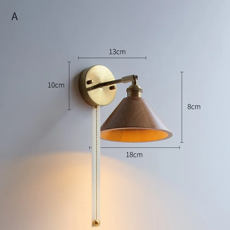 Modern Walnut LED Wall Light Adjustable Up Down - Image 13