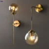 Nordic Modern Glass Ball LED Wall Lamp