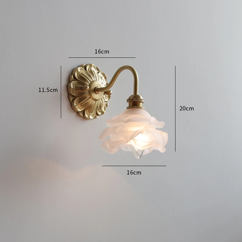 Frosted Glass LED Wall Light Socket for Home Decor - Image 2