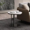 Luxury Circular Side Table for Living Room or Bedroom