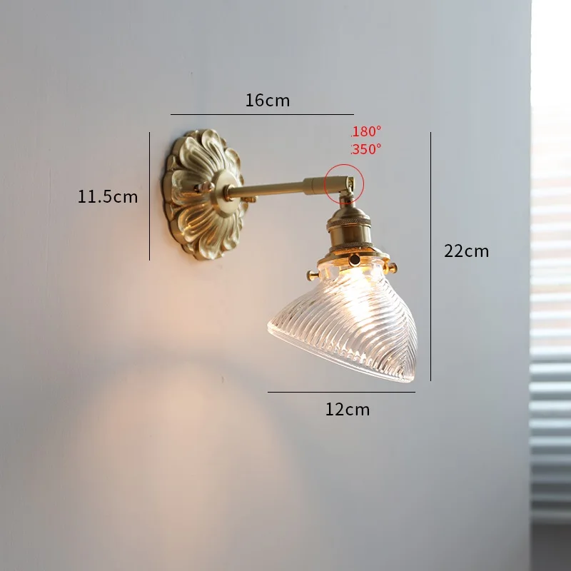 Frosted Glass LED Wall Light Socket for Home Decor - Image 9