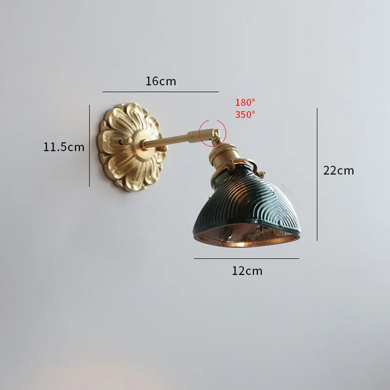 Frosted Glass LED Wall Light Socket for Home Decor - Image 12