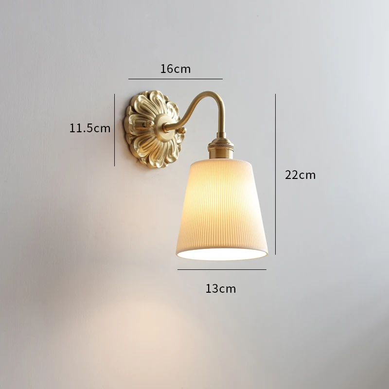 Frosted Glass LED Wall Light Socket for Home Decor - Image 18