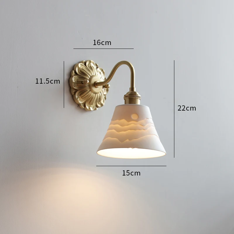 Frosted Glass LED Wall Light Socket for Home Decor - Image 17
