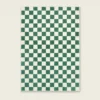 Retro Checkerboard Pashmina Area Rug