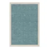 Blue Minimalist Geometric Area Rug